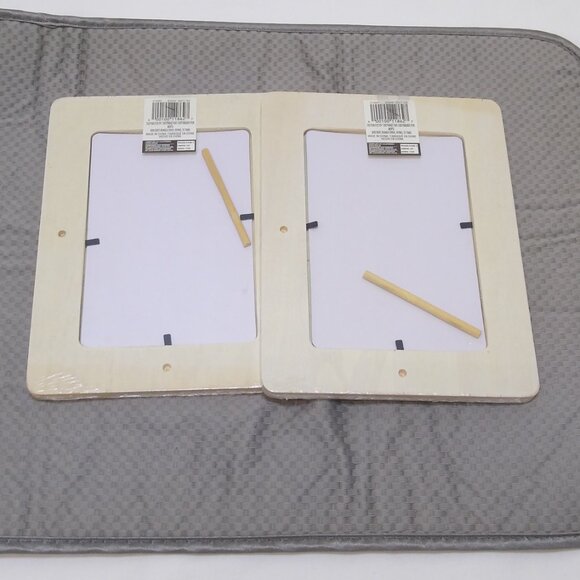 ArtMinds Unfinished Frame 4x6 in. Set of 2 Portrait or Landscape Natural Finish - Picture 2 of 7